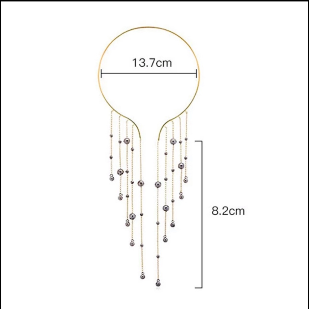 Waterfall statement necklace - Picture 3 of 6